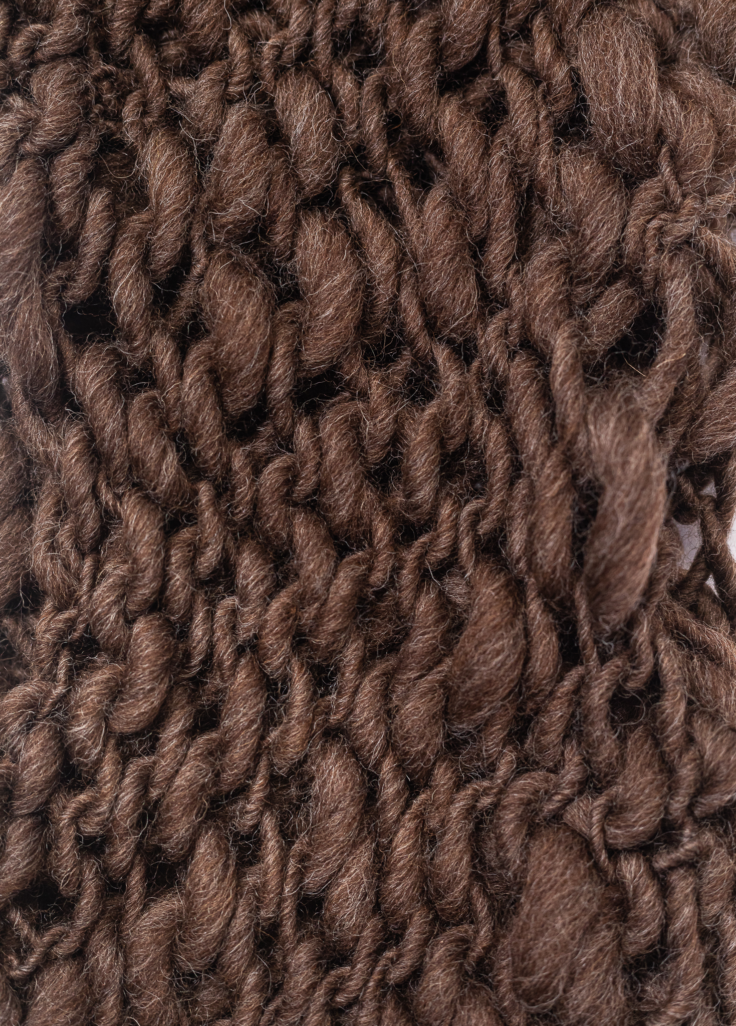 Gola de Lã Natural – Flamê em Tricot Circular | Mãostiqueiras - Imagem 8