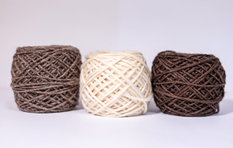 Fio de lã natural 1g/m - 100g