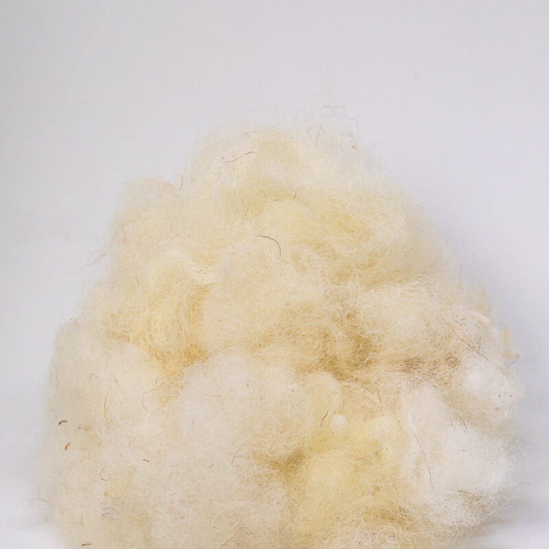 Lã natural aberta para enchimento - 1kg