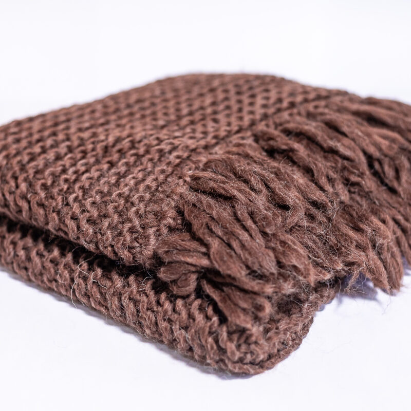 Manta Cordões de Tricot