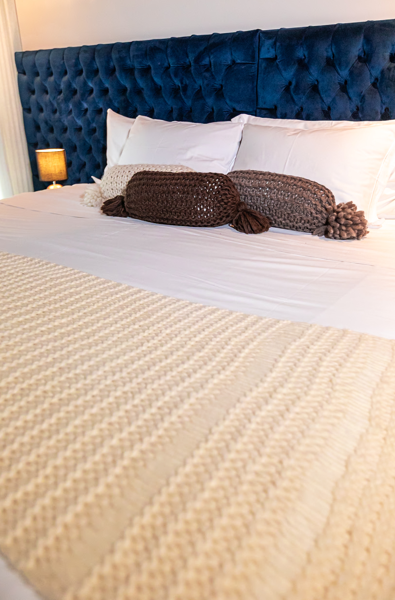 Peseira de Lã Natural – Tricot Fluffy Artesanal | Mãostiqueiras - Imagem 9