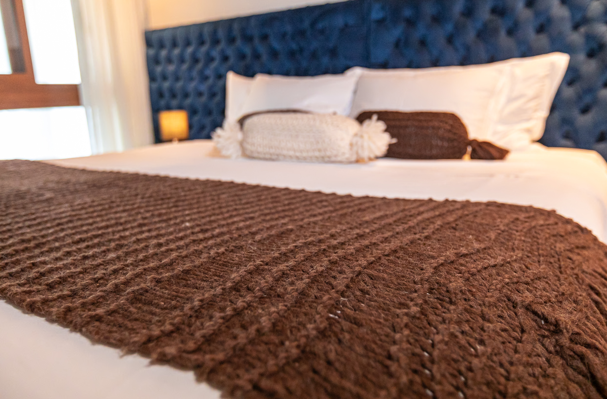 Peseira de Lã Natural – Tricot Fluffy Artesanal | Mãostiqueiras - Imagem 7